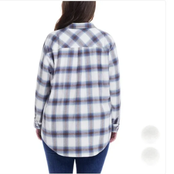 NWT Weatherproof Vintage Ladies' Flannel Shirt - Picture 2 of 2